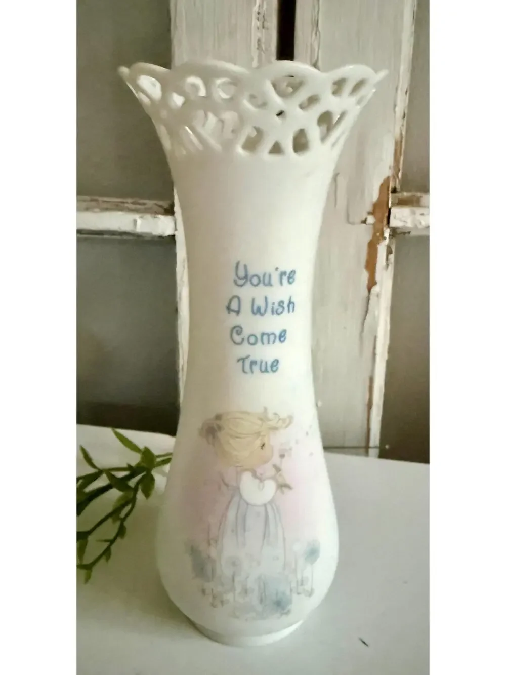 Precious Moments You’re A Wish Come True Vase 2003